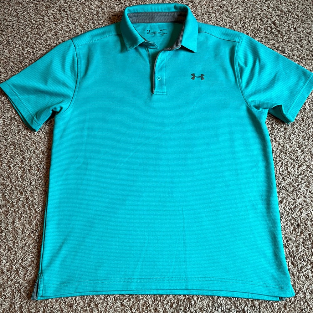 Under Armour Men's Teal Polo Shirt